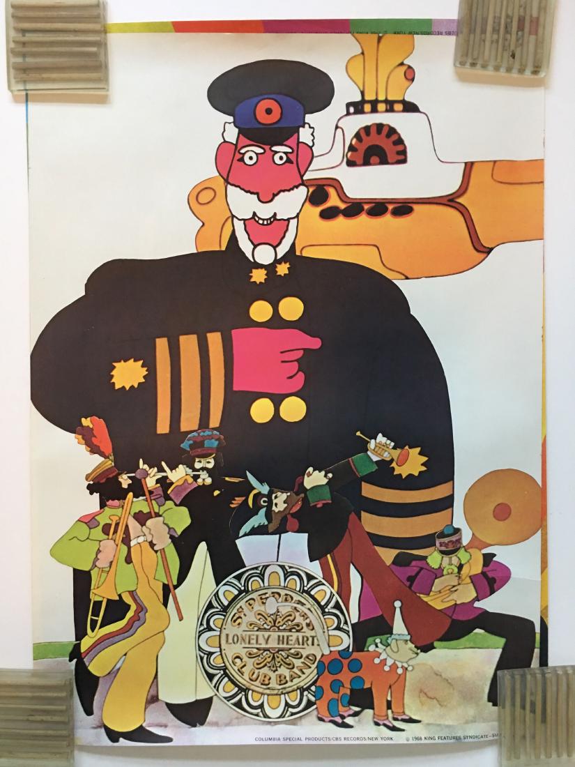 EXTREMELY RARE - LOT of 3 BEATLES YELLOW SUBMARINE (1 of 3)