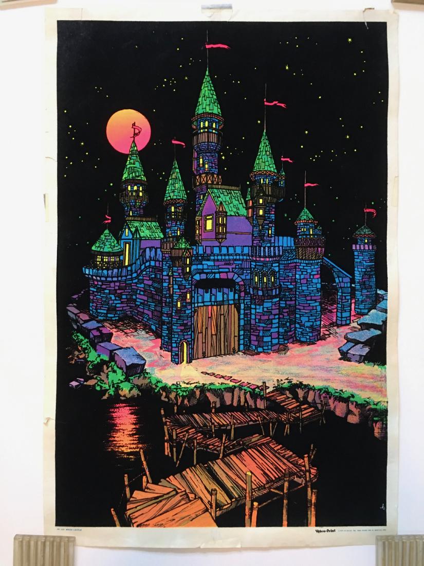 70'sヴィンテージ ブラックライトポスター MAGIC CASTLE #125 70'sヴィンテージ ブラックライトポスター MAGIC CASTLE #125