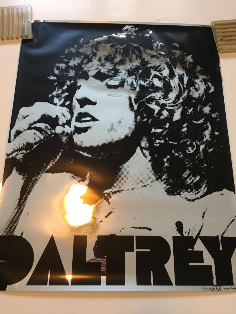 NEVER BEFORE SEEN - ROGER DALTREY FOIL: NEVER BEFORE SEEN - ROGER DALTREY FOIL - In ORIGINAL SHIPPING TUBE with pillow offer insert. MOST POSTERS IN THIS SALE ARE NEW OLD STOCK - AND STILL SEALED! PURCHASED FROM A HEAD SHOP THAT CLOSED IN T