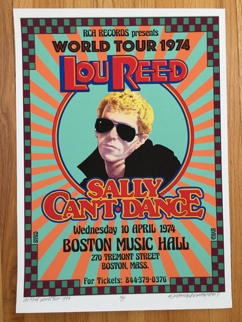 DAVID BYRD - Lou Reed - Sally Can’t Dance - Signed (1 of 1)