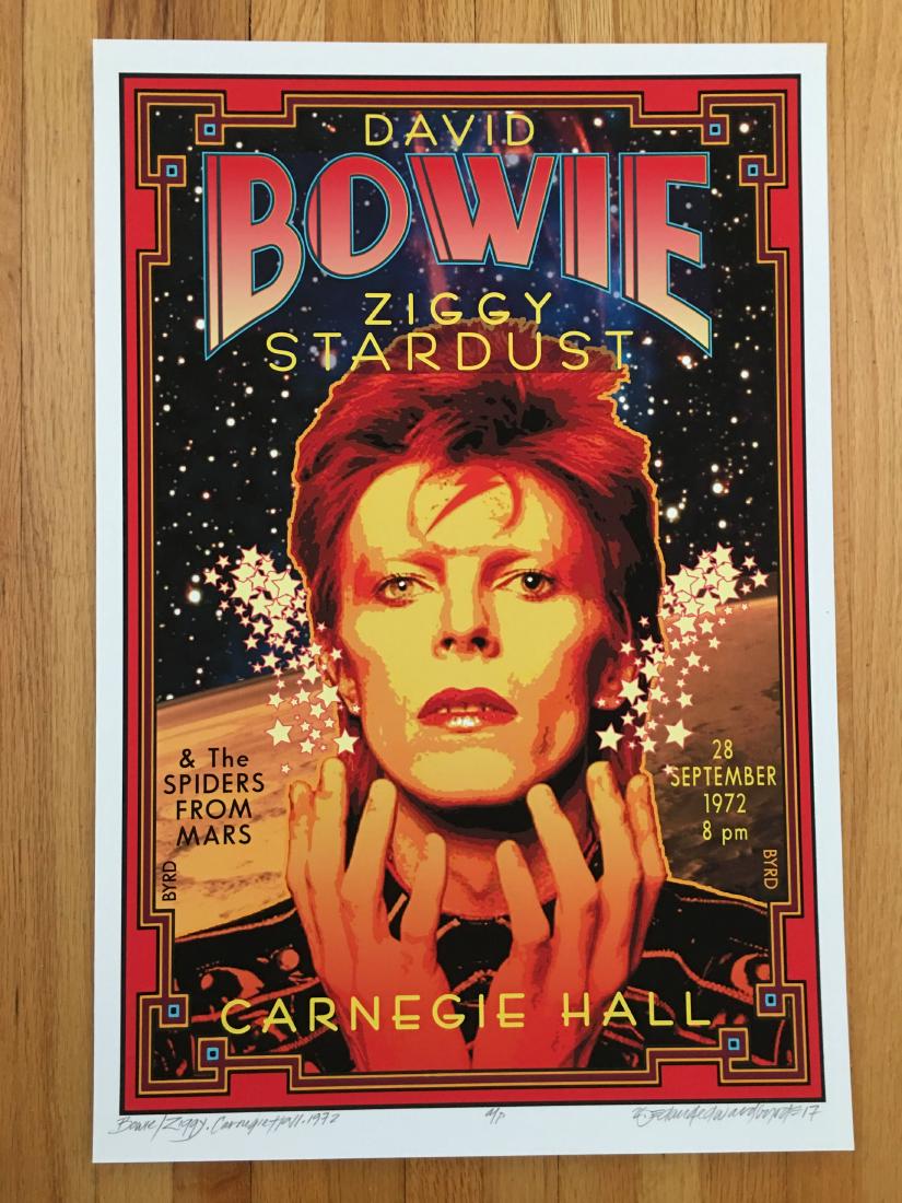 DAVID BYRD - David Bowie - Signed Artists Proof (1 of 1)