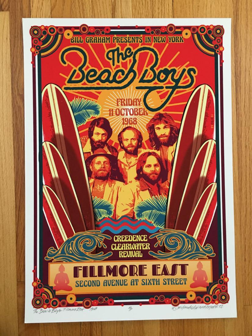 DAVID BYRD - BEACH BOYS - Signed Artists Proof (1 of 1)