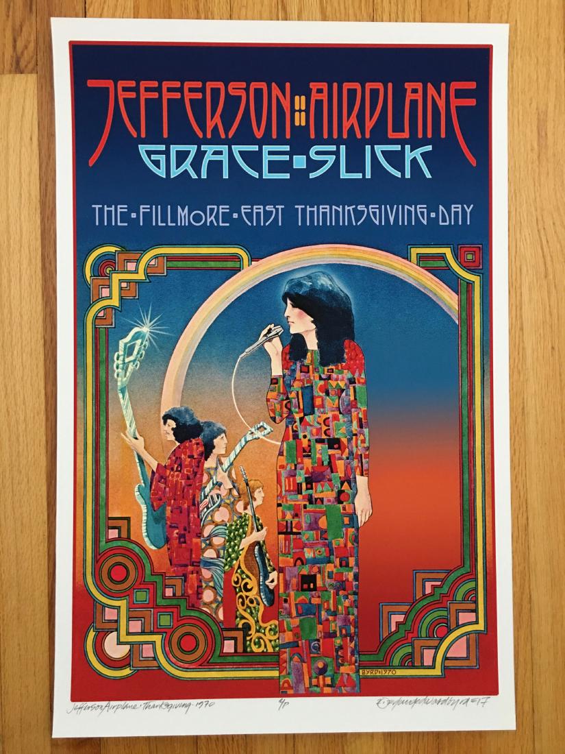 DAVID BYRD - JEFFERSON AIRPLANE  - Signed Artists Proof (1 of 1)