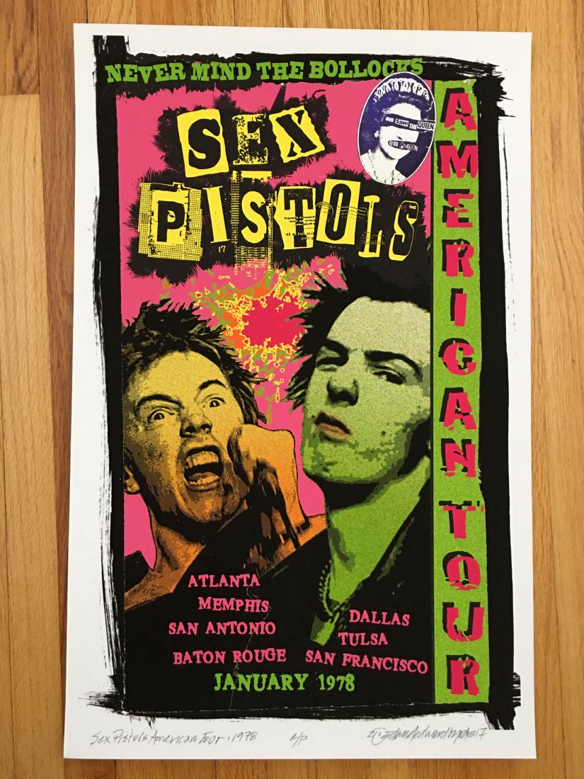 DAVID BYRD - SEX PISTOLS  - Signed Artists Proof (1 of 1)