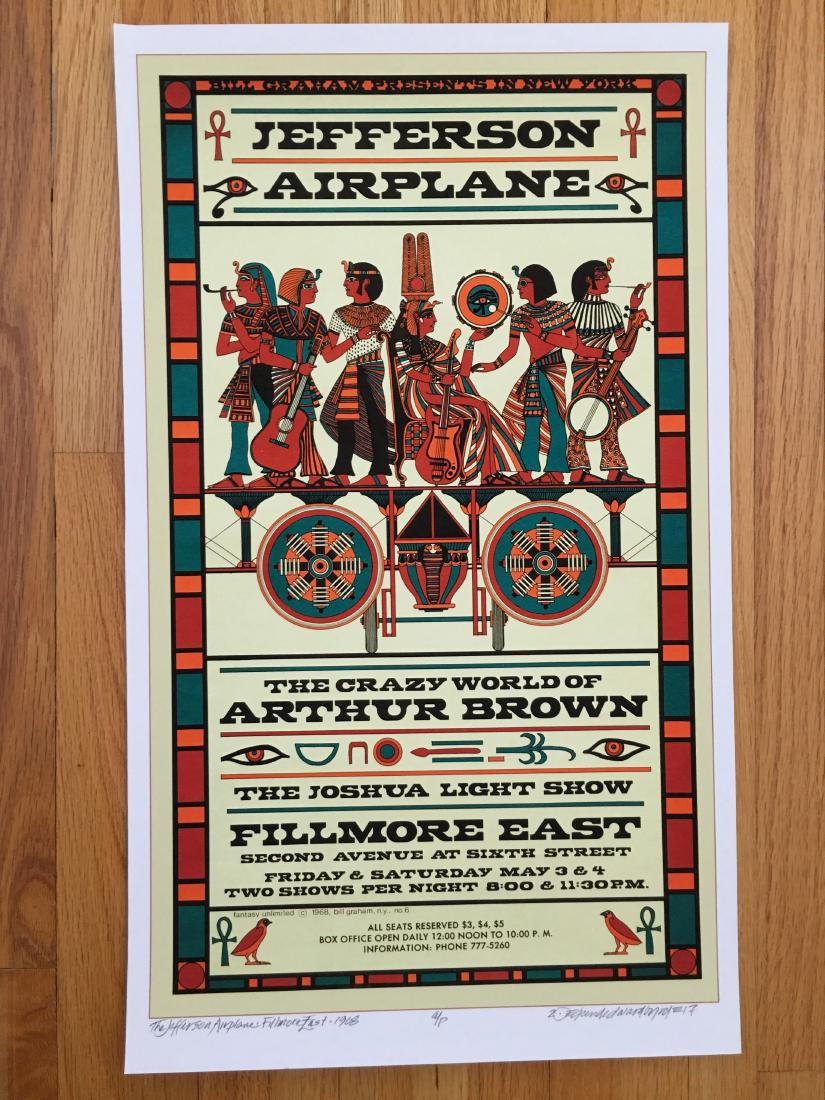 DAVID BYRD - JEFFERSON AIRPLANE  - Signed Artists Proof (1 of 1)