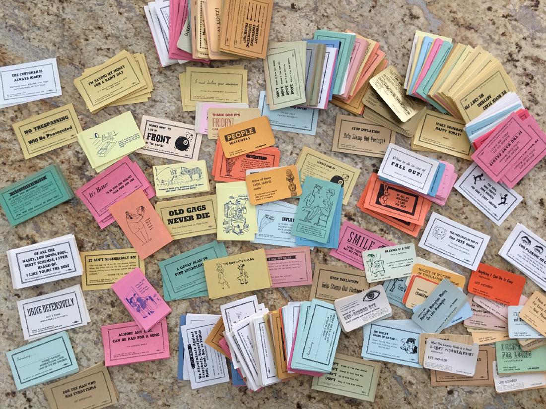 GAG CARD SET #1 (1 of 3)