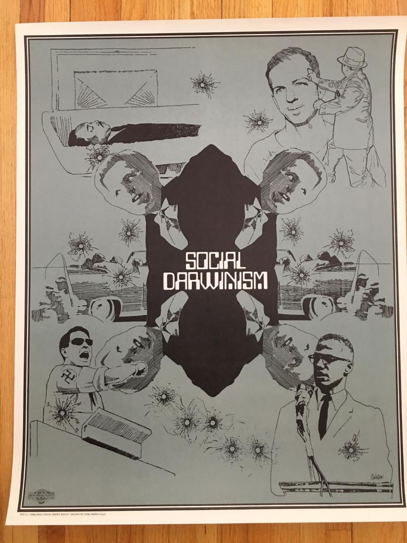 SOCIAL DARWINISM - 1968 GROSS NATL. PRODUCT: SOCIAL DARWINISM - 1968 GROSS NATL. PRODUCT. Pandora Productions fame. MOST POSTERS IN THIS SALE ARE NEW OLD STOCK - AND STILL SEALED! PURCHASED FROM A HEAD SHOP THAT CLOSED IN THE 1970's. We have mul