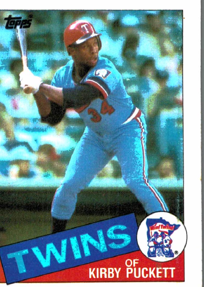 1985 Topps Kirby Puckett Rookie Card (1 of 2)