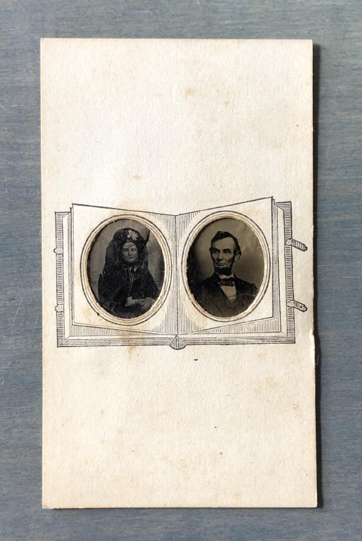 Abraham Lincoln and Mary Lincoln Tintypes (1 of 2)