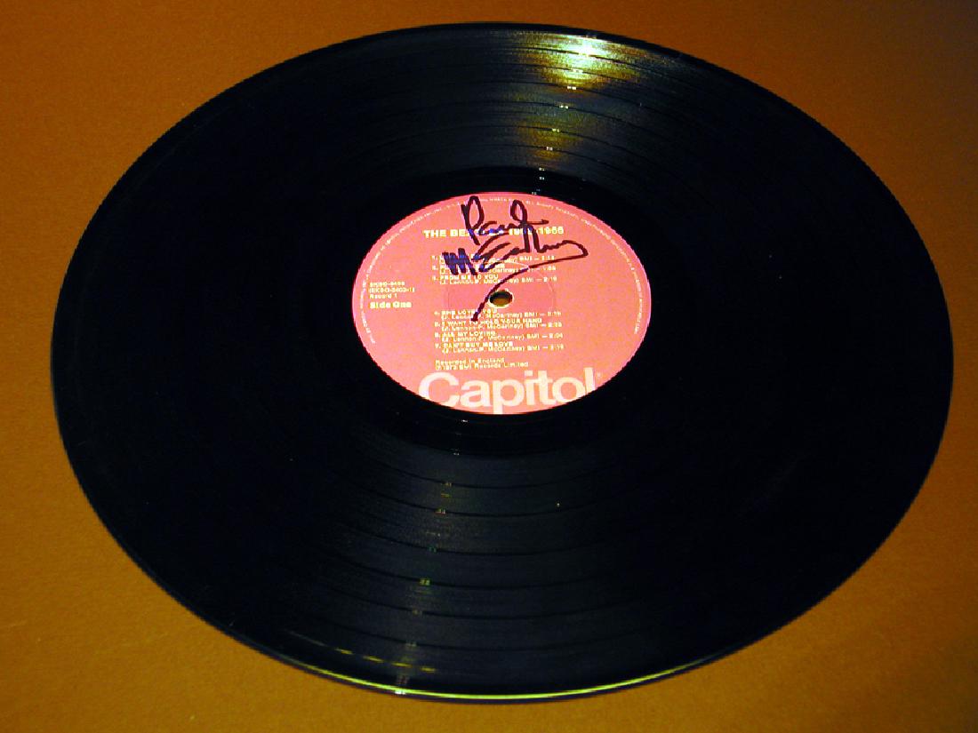 1962-1966 Capitol Records Beatles Album 3 autographs (1 of 11)