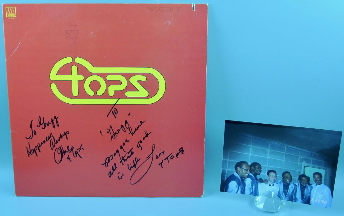 The Four Tops Signed LP Record Sleeve (1 of 5)