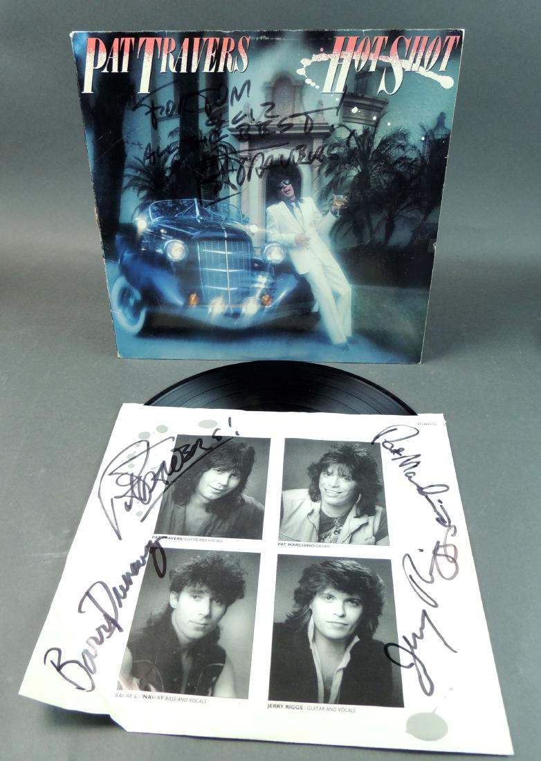 Pat Travers Group Members Autograph LP (1 of 8)