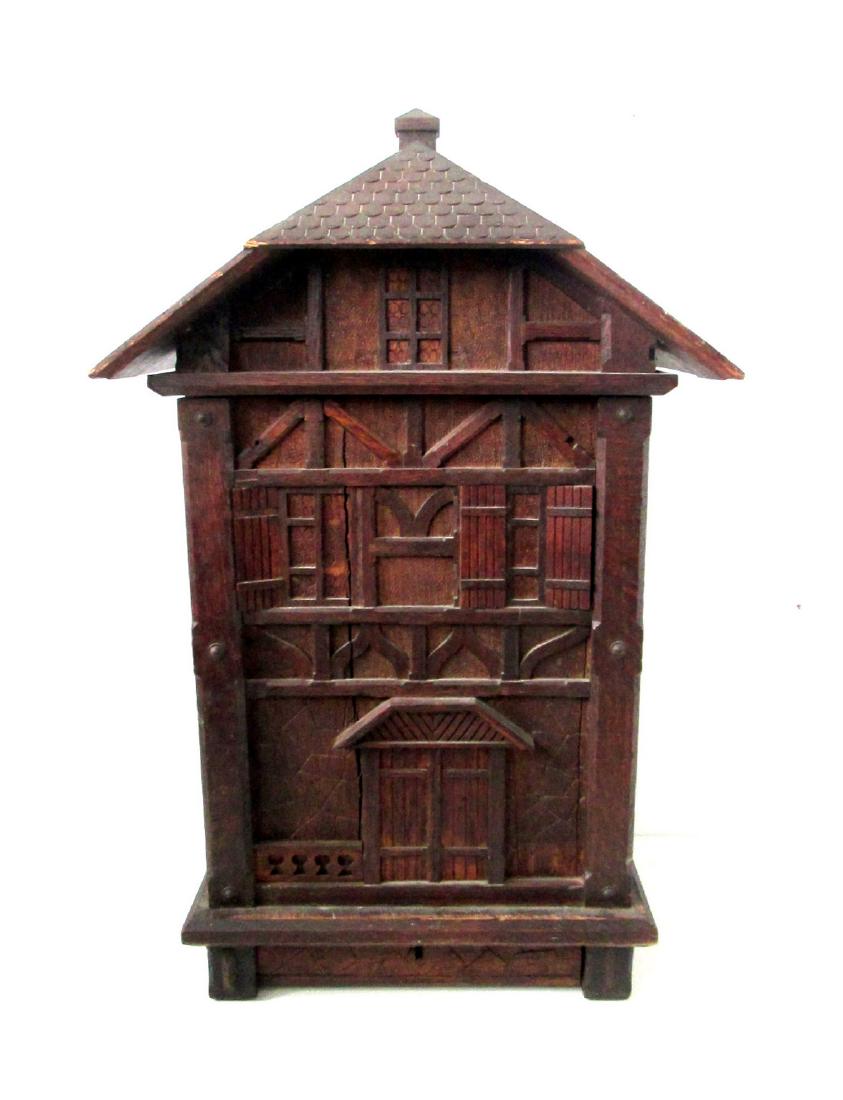 Rare House Form Hanging Cupboard (1 of 10)