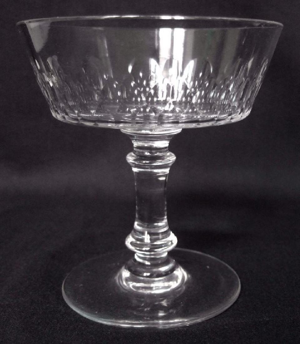 set of 6 Baccarat crystal Champagne glasses sherbets, (1 of 4)
