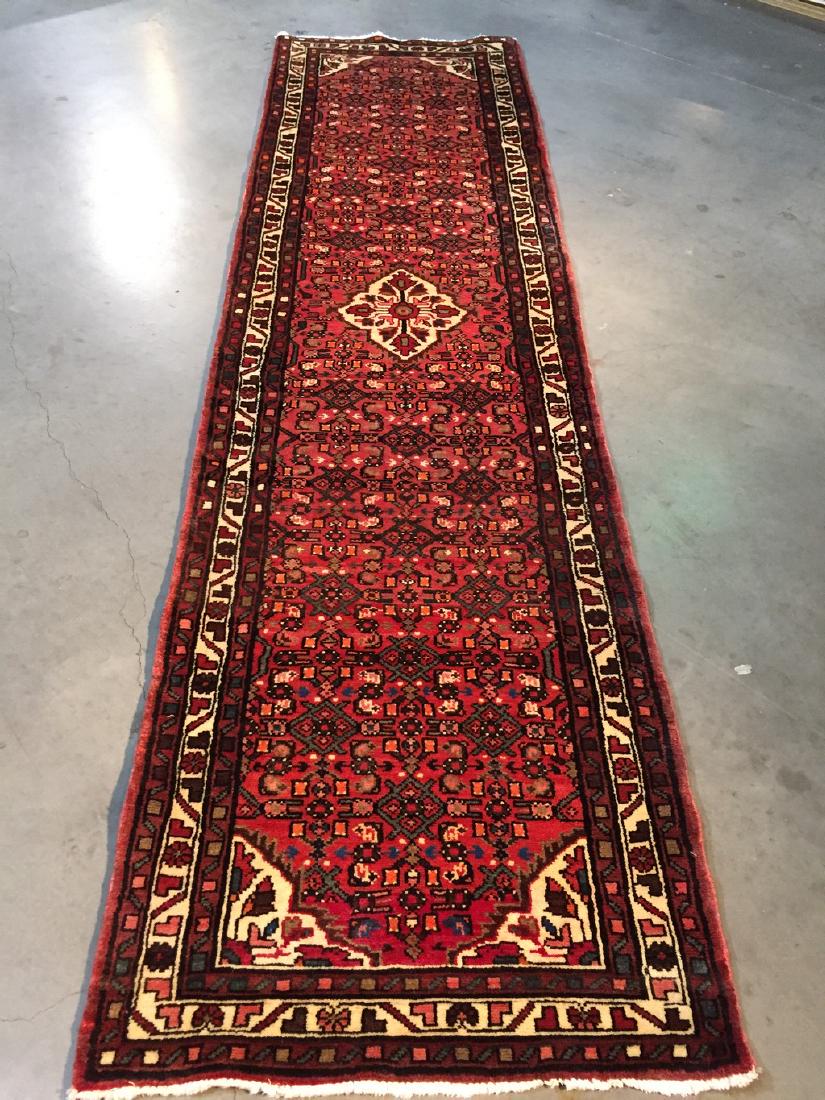 Persian Hamedan Runner Rug 2.6x10 (1 of 8)