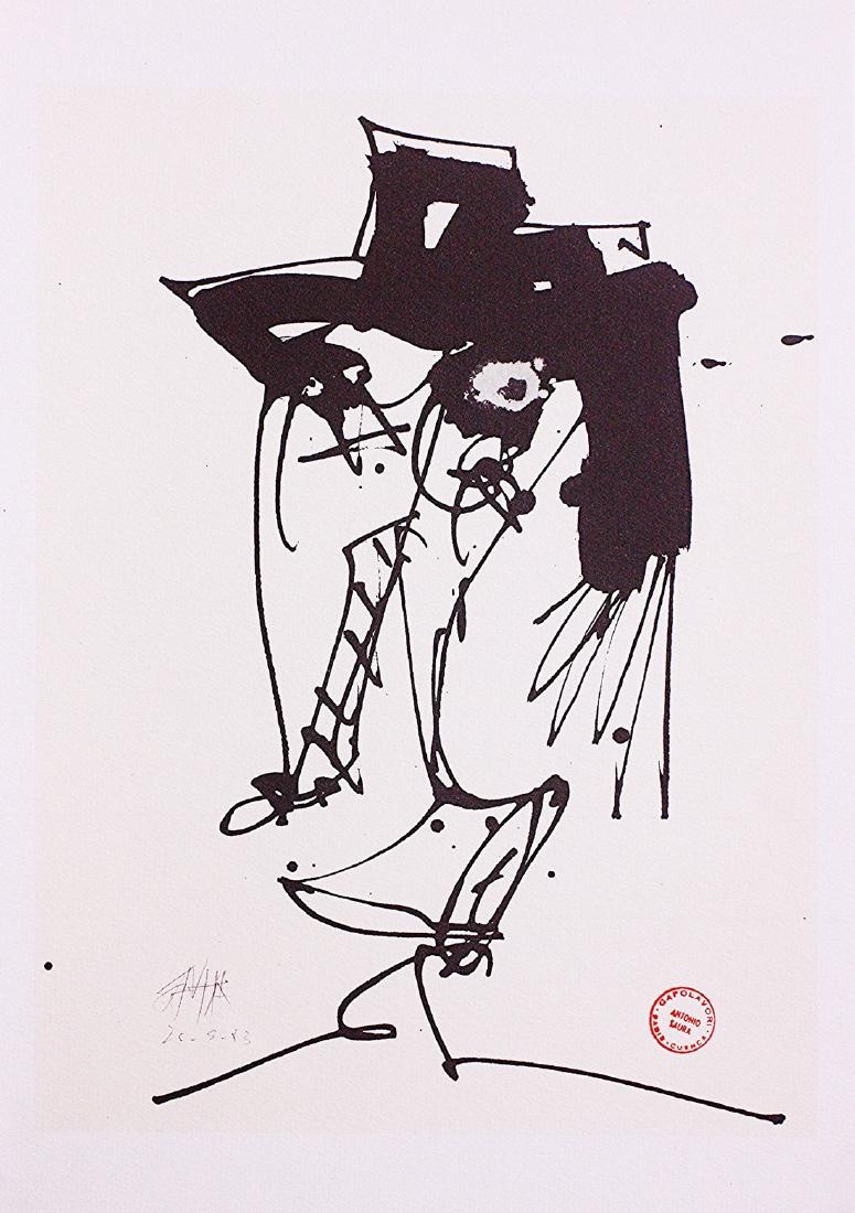 Antonio Saura – Los Ojos de la Mora Eyes Moorish Woman (1 of 3)