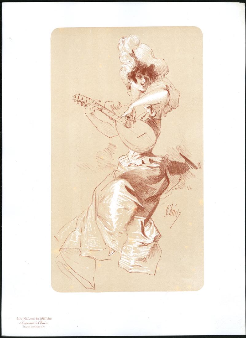 Original Cheret Lithograph Maitres de L'Affiche Bonus I (1 of 1)