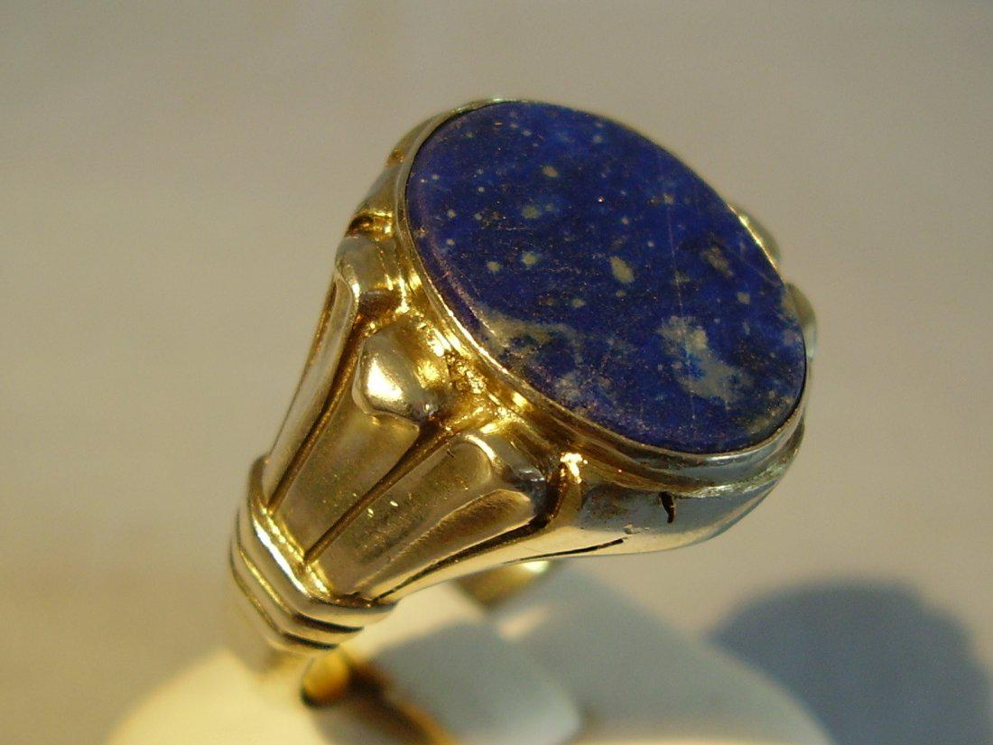 Antique Mens-ring with Lapislazuli: Title: Antique Mens-ring with Lapislazuli Metal Purity (If Applicable): Silver 830 Gemstones (If Applicable): Lapislazuli Carat Weights: 7 ct. Size/Dimensions: Size 11 US Lapislazuli 15,7 x 13,2 mm we