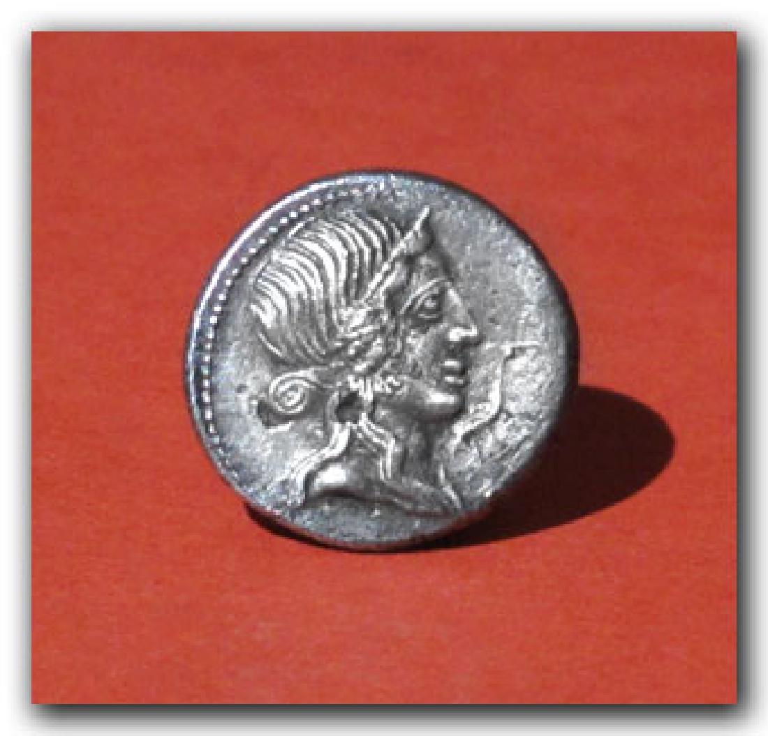 Roman Silver Denarius of Q. Caecilius Metellus Pius, (1 of 3)