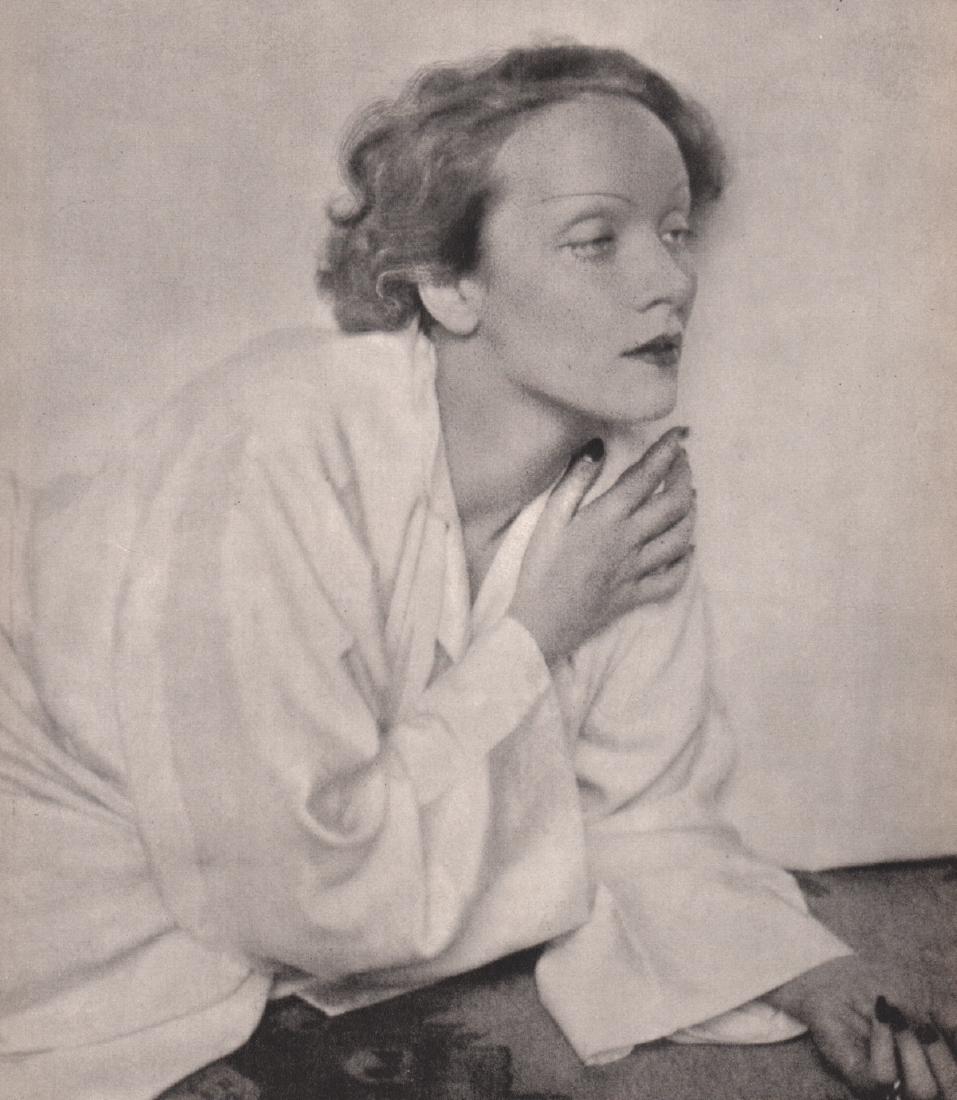 CECIL BEATON - Marlene Dietrich: Artist: CECIL BEATON Print Title: Marlene Dietrich, Salzburg 1930 Medium: Sheet-fed Gravure Printing Date: 1968 Printed in Great Britain Image Size: 8.5 X 9.75 inches Cecil Beaton was an English fashi