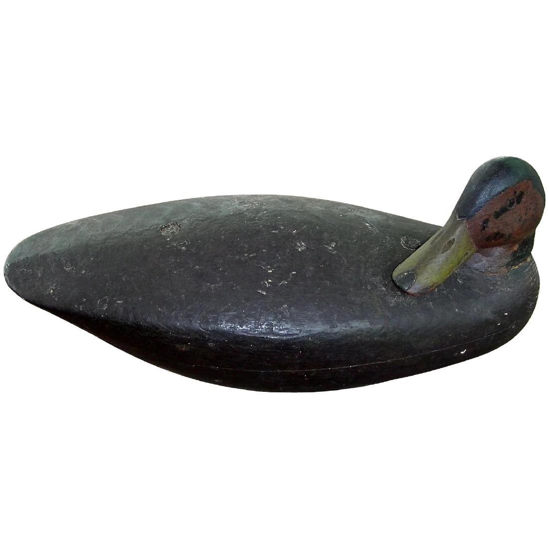 NJ Hollow Carved Preening or Sleeping Decoy (1 of 10)