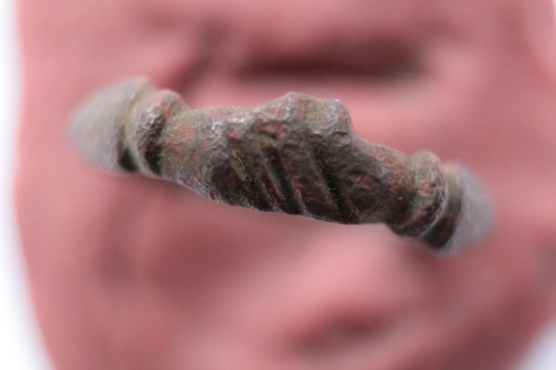 Medieval Bronze Viking Period Ring Hands Claddagh (1 of 4)