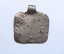 Ancient Silver Pendant - House