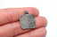Ancient Silver Pendant - House - 2
