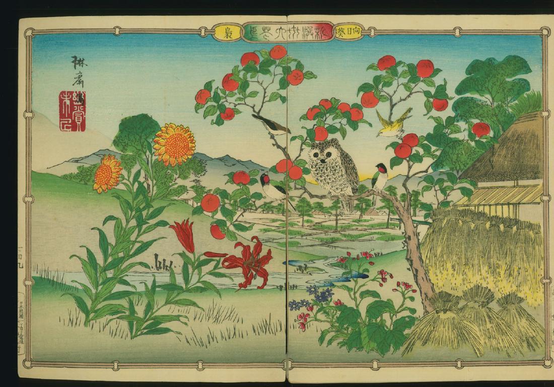 Unidentified Woodblock Oban Album of Birds (1 of 1)