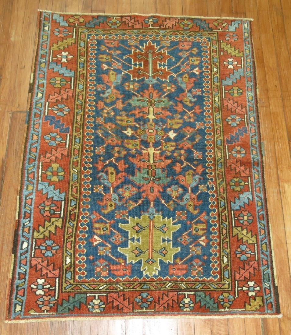 Vintage Persian Heriz Karaje Rug 3x4.2 (1 of 4)