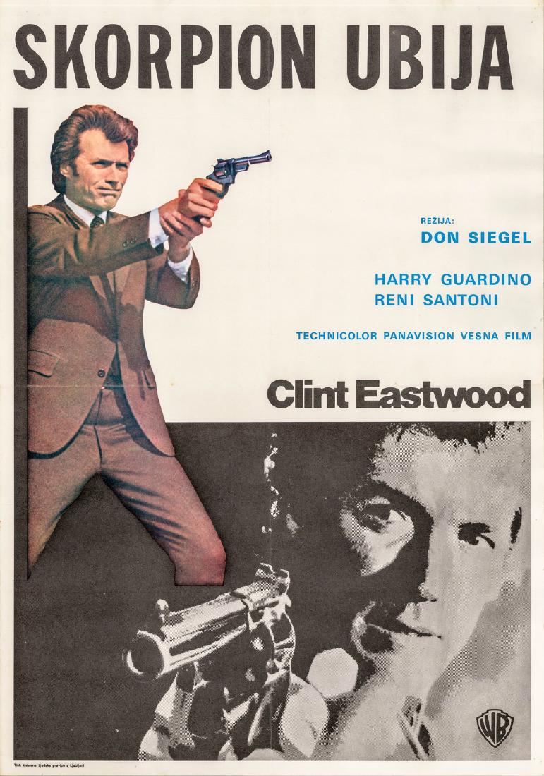 Dirty Harry 1971 Yugoslavian Poster (1 of 1)