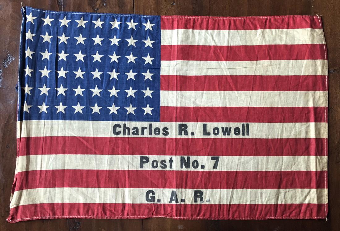 48 Star Charles R. Lowell Post No. 7 G.A.R Flag (1 of 1)
