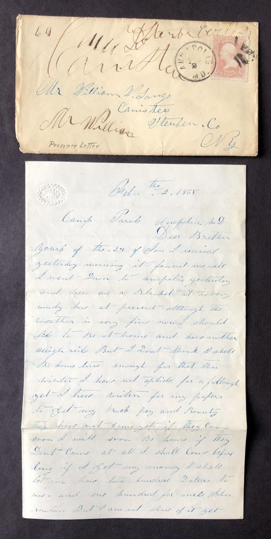 NY Civil War 6th New York Calvary Former POW (1 of 4)