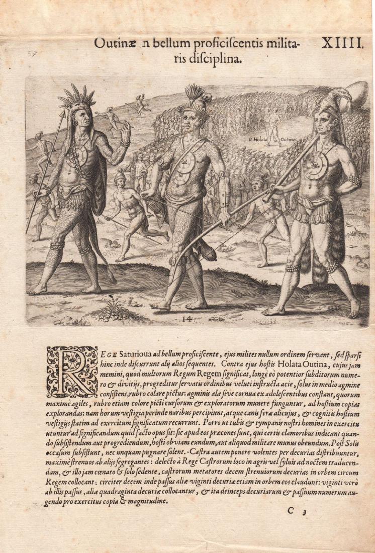 de Bry: Florida Indian Chief Marches to War (1 of 1)