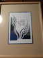 Framed Hebrew Serigraph