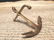 Brass Nautical Ships Boat Anchor Paperweight - 10