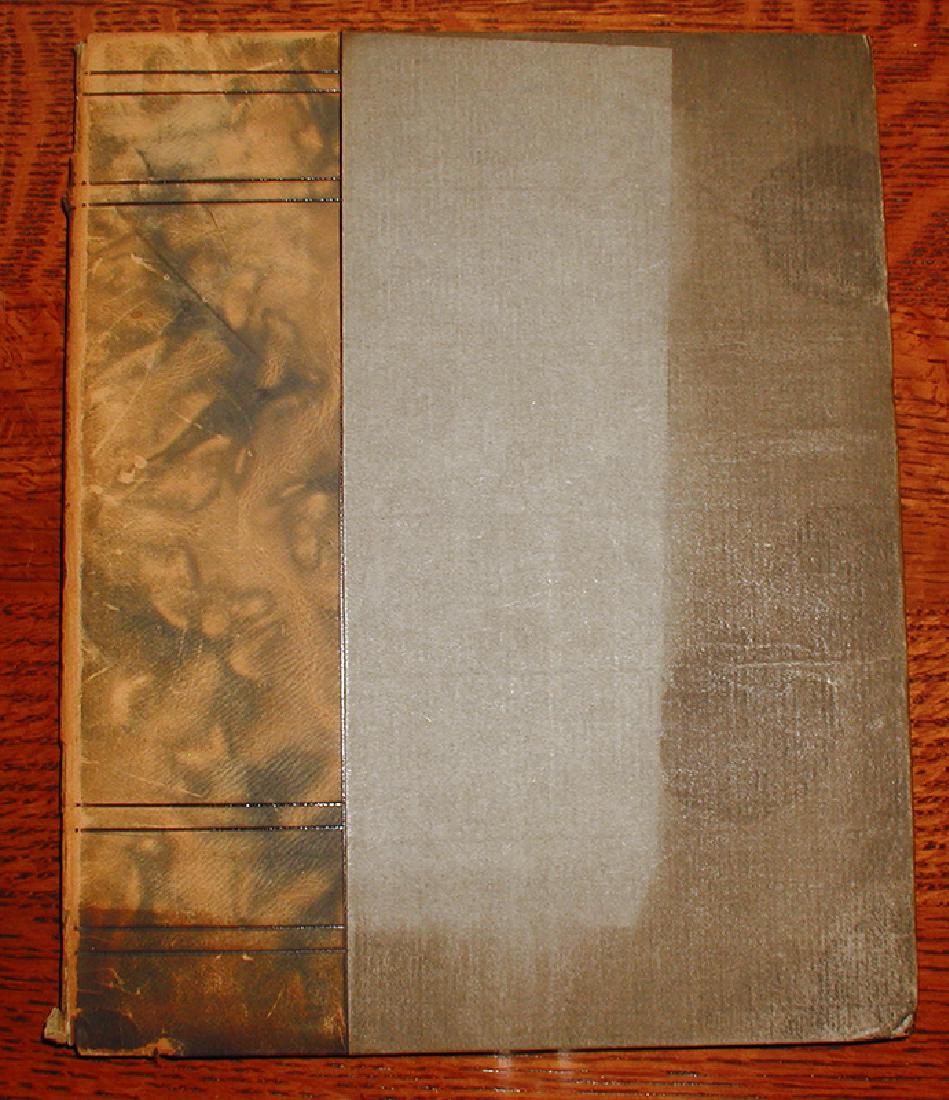 Scarce City of Tagaste Limited Ed. Signed by Hubbard: The City of Tagaste, Elbert Hubbard, 1900. Numbered limited edition (#262 of 940 copies) signed by Elbert Hubbard and signed/hand illumined by Minnie Gardner. 1/3 leather/paper on boards. Front board 