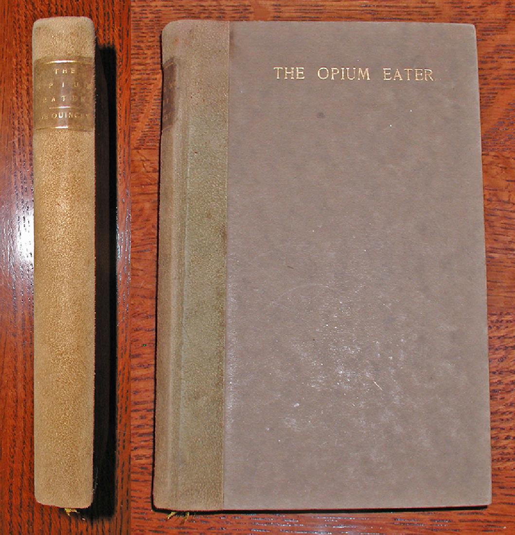 1898 Signed/numbered Ltd. Ed. Confessions Opium Eater (1 of 3)