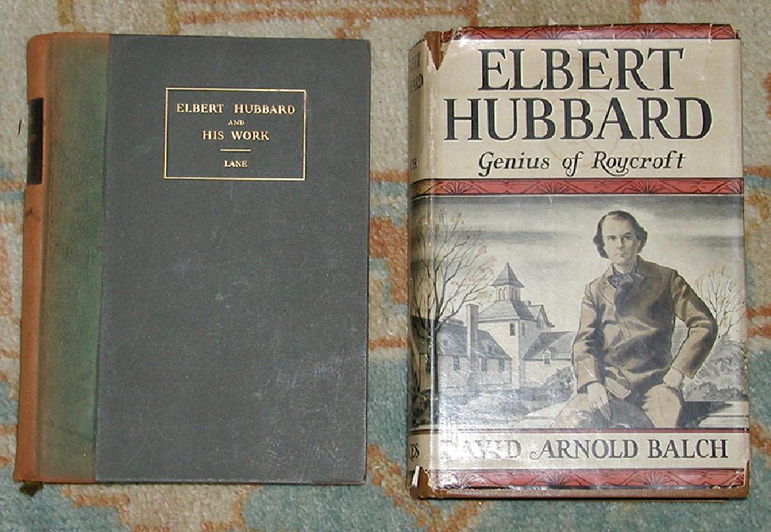 2-book Lot - Two First Ed. Books About Elbert Hubbard (1 of 3)