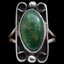 Vintage Fred Harvey Era Turquoise Sterling Silver Ring