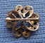 Art Nouveau 14K Gold Green Enamel Diamond Brooch - 8