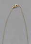 Vintage 24K Yellow Gold Red Garnet Necklace - 3