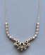 Vintage 24K Yellow Gold Red Garnet Necklace - 4