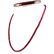 Ruby Beads Necklace with .925 Sterling Silver