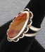 Vintage Sterling Silver Desert Jasper Southwestern Ring - 5
