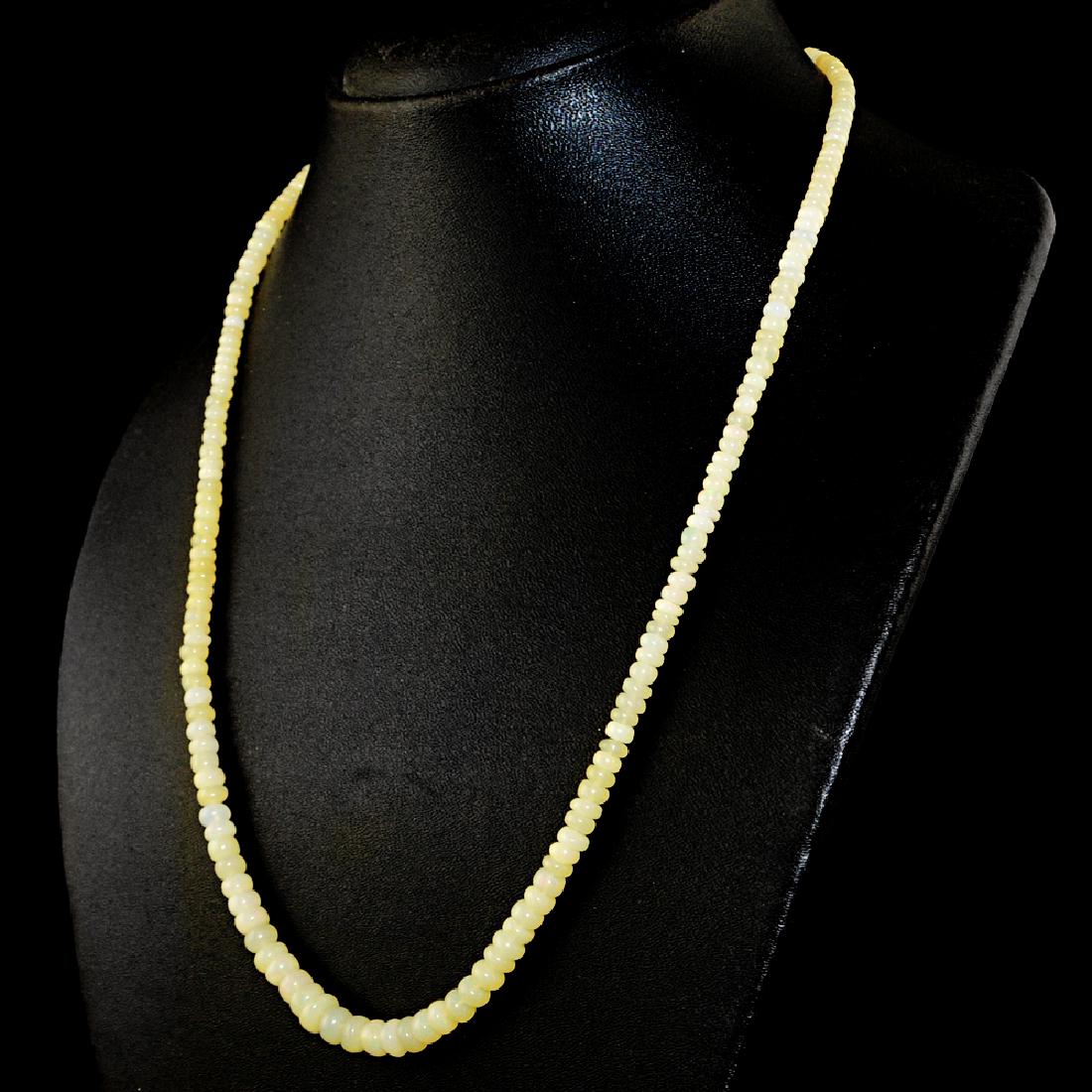 Sterling Silver Ethiopian Fire Opal Beads Necklace (1 of 4)