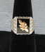 Sterling Silver Black Onyx Diamond Large Men's Ring - 3