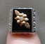 Sterling Silver Black Onyx Diamond Large Men's Ring - 5