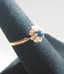 18K Yellow Gold Blue Sapphire Ring - 2