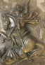 Vintage Greek icon on Metal of st.George Large - 2